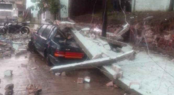 ATIZAPÁN RESULTA AFECTADO POR LA INTENSA LLUVIA DE ESTE LUNES