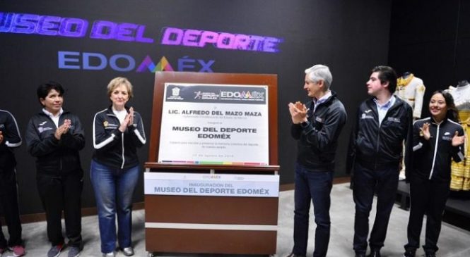 ENTREGA GOBIERNO EDOMÉX MUSEO DEL DEPORTE PARA RECONOCER TRAYECTORIA DE ATLETAS