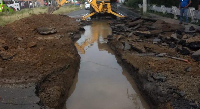 OPERAGUA REPARA MEGA FUGA EN INFONAVIT NORTE