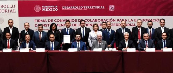 FIRMAN SEDATU Y UNAM CONVENIOS CON ESTADOS Y MUNICIPIOS DEL CENTRO Y SUR DE MÉXICO