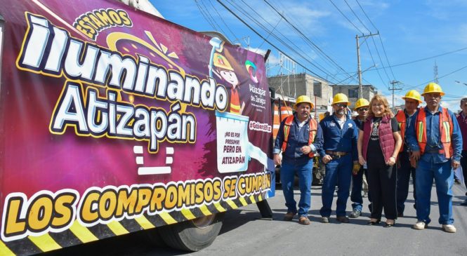 PROGRAMAS ILUMINANDO Y BACHEANDO ATIZAPÁN 2019, BRINDAN CONFIANZA Y SEGURIDAD AL MUNICIPIO: RUTH OLVERA