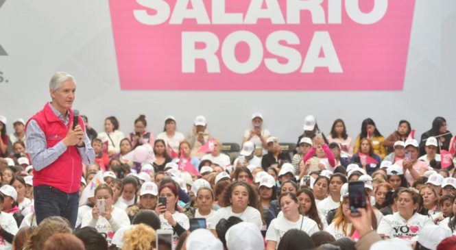 CAPACITA SALARIO ROSA A MÁS DE 59 MIL AMAS DE CASA EN EDOMÉX