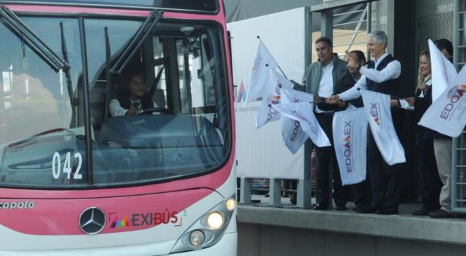 EN OPERACIÓN MÁS UNIDADES DEL TRANSPORTE ROSA EN  LÍNEA 3 DEL MEXIBÚS