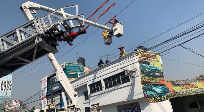 SUFRE DESCARGA ELÉCTRICA UN HOMBRE EN AZOTEA DE SU CASA