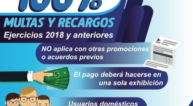 OPERAGUA CONDONA MULTAS Y RECARGOS TODO EL FIN DE AÑO