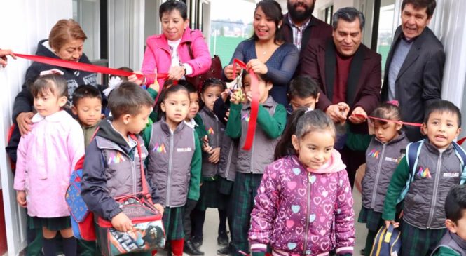 GOBIERNO DE IZCALLI INAUGURA OBRAS EDUCATIVAS EN EJIDAL SAN ISIDRO