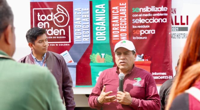 IMPLEMENTAN NUEVO PROGRAMA “RECICLANDO POR MI COLONIA” EN IZCALLI