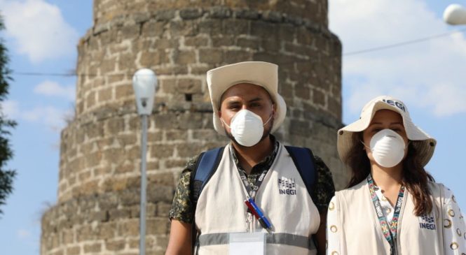 IMPLEMENTA INEGI MEDIDAS PREVENTIVAS DURANTE CENSO EN NAUCALPAN