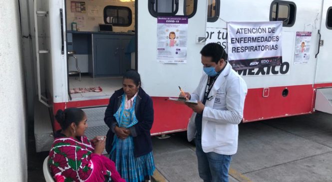 CONTINÚAN UNIDADES MÓVILES CON ATENCIONES POR COVID-19 EN INMEDIACIONES DE HOSPITALES