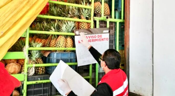 COPRISEM VIGILA MEDIDAS SANITARIAS EN CENTRAL DE ABASTO DE ECATEPEC