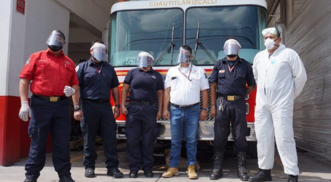 PROTECCIÓN CIVIL DE IZCALLI TRABAJA CON MEDIDAS SANITARIAS ANTE CONTINGENCIA DE COVID-19