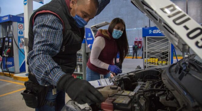 EN TLALNEPANTLA PERMANECEN OPERATIVOS PARA EVITAR ROBO DE COMBUSTIBLE EN UNIDADES