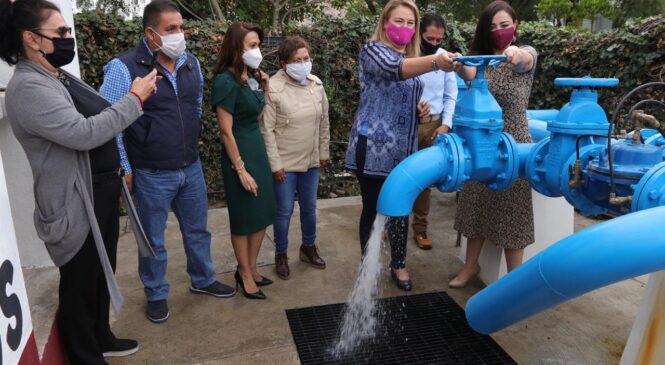 PARA MEJORAR EL ABASTO DE AGUA POTABLE PONEN EN MARCHA POZO EN CIUDAD SATÉLITE