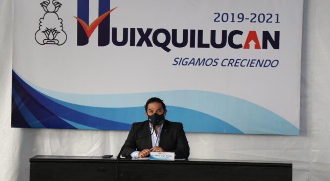 HUIXQUILUCAN CUENTA CON RECURSOS PARA LA ADQUISICIÓN DE VACUNAS CONTRA COVID-19