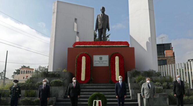 CONMEMORAN ANIVERSARIO DEL NACIMIENTO DEL EXGOBERNADOR MEXIQUENSE ALFREDO DEL MAZO VÉLEZ