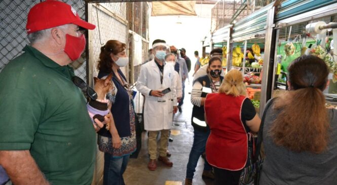 OPERATIVO SANITARIO EN ZONA DE BANCOS Y MERCADO SAN ANTONIO EN IZCALLI