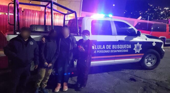 POLICÍAS DE TLALNEPANTLA LOCALIZAN A UNA MENOR EXTRAVIADA