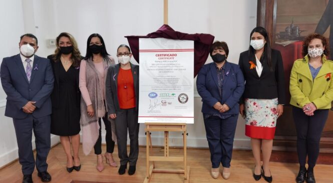 REFUGIO PARA MUJERES DE TLALNEPANTLA RECIBE CERTIFICADO DE GESTIÓN DE CALIDAD