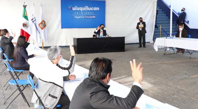 SE APRUEBA EL PRESUPUESTO 2021 PARA HUIXQUILUCAN