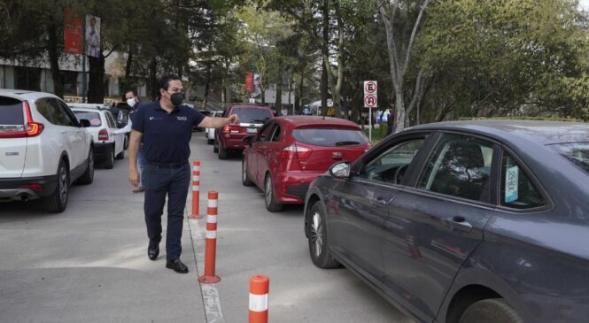 INICIA JORNADA DE VACUNACIÓN  CONTRA COVID-19 PARA ADULTOS MAYORES EN HUIXQUILUCAN