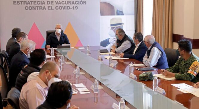 LLEVAN A CABO REUNIÓN PARA DAR SEGUIMIENTO A LA ESTRATEGIA DE VACUNACIÓN CONTRA COVID-19 EN EDOMÉX