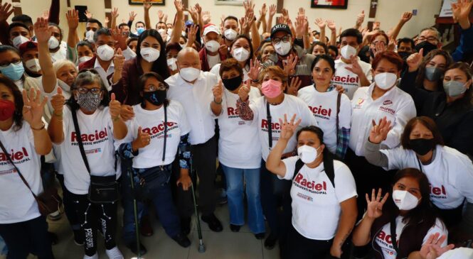 RACIEL PÉREZ CRUZ RECORRE CALLES DE TLALNEPANTLA Y RECIBE EL APOYO DE LA CIUDADANÍA