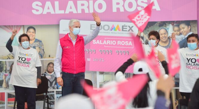 EL SALARIO ROSA NO SE DETIENE Y LLEGA A LAS MANOS DE LAS AMAS DE CASA: ALFREDO DEL MAZO