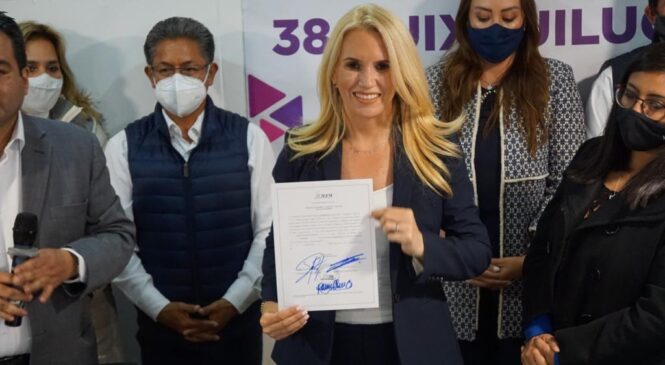 ROMINA CONTRERAS SE CONVIERTE EN LA PRIMERA PRESIDENTA MUNICIPAL ELECTA DE HUIXQUILUCAN