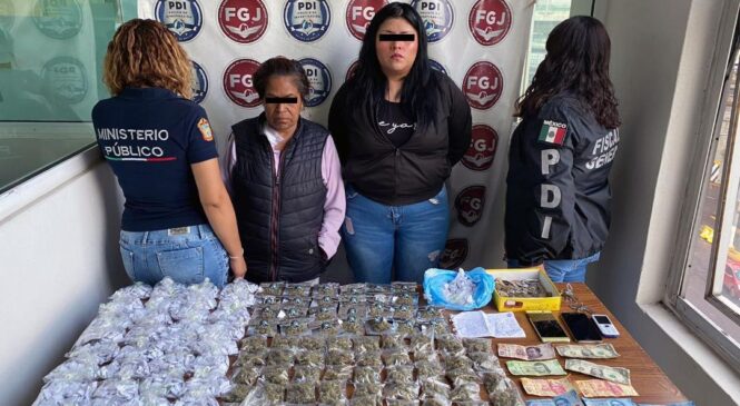 DESMANTELA FGJEM UN PUNTO DE VENTA DE DROGA EN NAUCALPAN