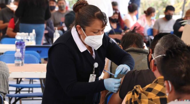 CONCLUYE JORNADA DE VACUNACIÓN PARA ADULTOS DE 40 A 49 AÑOS EN HUIXQUILUCAN