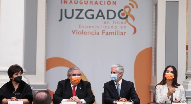 INAUGURA ALFREDO DEL MAZO EL JUZGADO EN LÍNEA ESPECIALIZADO EN VIOLENCIA FAMILIAR