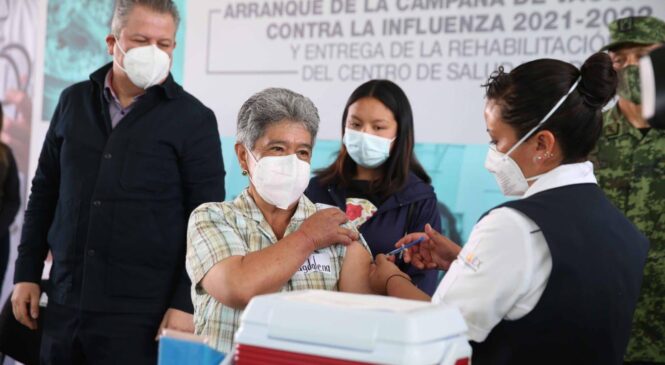 INICIA EN EDOMÉX LA CAMPAÑA DE VACUNACIÓN CONTRA LA INFLUENZA 2020-2021