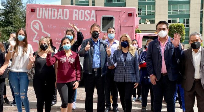 EXTIENDE HUIXQUILUCAN RECORRIDOS DE LA UNIDAD ROSA PARA REFORZAR LA LUCHA CONTRA EL CÁNCER