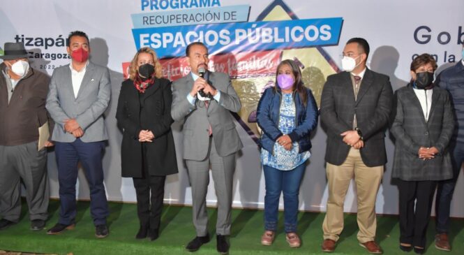 PONEN EN MARCHA PROGRAMA DE RECUPERACIÓN DE ESPACIOS PÚBLICOS EN BENEFICIO DE LAS FAMILIAS ATIZAPENSES