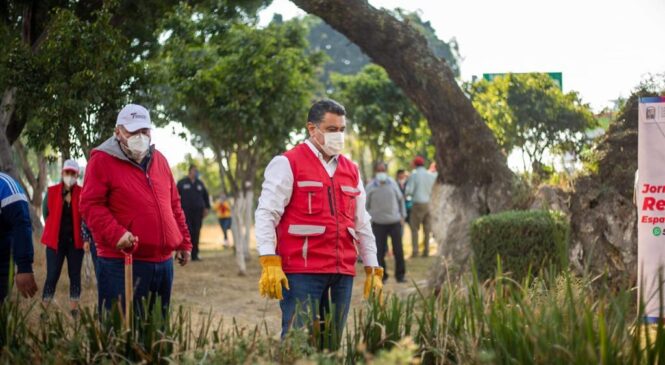 SE COMPROMETE ALCALDE DE TLALNEPANTLA A RECUPERAR ESPACIOS PÚBLICOS Y CONVERTIRLOS EN LUGARES DIGNOS Y SEGUROS