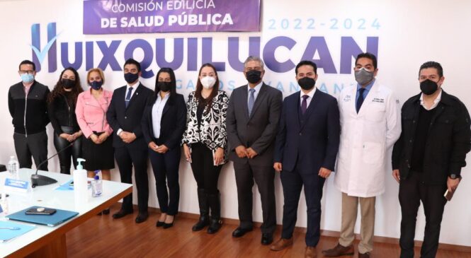 INSTALAN COMISIÓN DE SALUD PÚBLICA PARA MANTENER UN HUIXQUILUCAN SANO