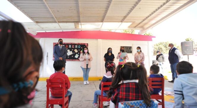 REAPERTURA Y MANTENIMIENTO DEL JARDÍN DE NIÑOS JOSEFA ORTÍZ DE DOMÍNGUEZ EN PRO DE LA EDUCACIÓN