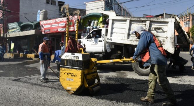 MIL 200 TONELADAS DE ASFALTO CALIENTE SERÁ DESTINADO PARA EL PROGRAMA PERMANENTE DE BACHEO EN NAUCALPAN