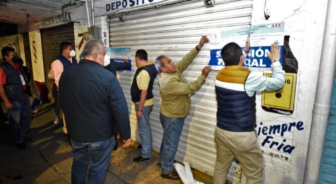 SUSPENDEN 36 CHELERÍAS CLANDESTINAS EN NAUCALPAN