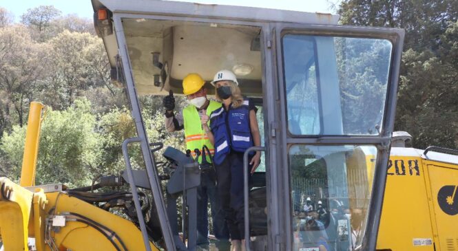 ALCALDESA ROMINA CONTRERAS PONE LA PRIMERA PIEDRA PARA DAR INICIO A LA CONSTRUCCIÓN DEL AUDITORIO MUNICIPAL DE HUIXQUILUCAN