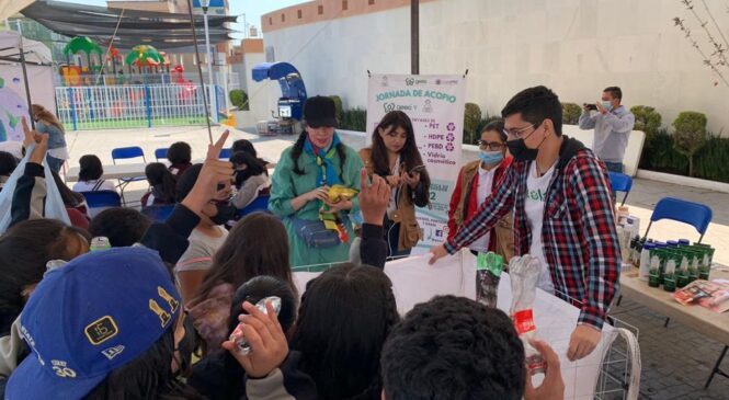 REALIZA HUIXQUILUCAN JORNADA DE ACOPIO PARA REFORZAR LA CULTURA DE RECICLAJE Y CUIDADO DEL MEDIO AMBIENTE