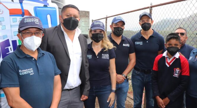 ROMINA CONTRERAS PONE EN MARCHA EL TERCER SISTEMA DEL PROGRAMA DE CAPTACIÓN DE AGUA DE LLUVIA EN ESCUELAS PÚBLICAS