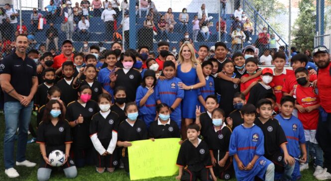 MIL 500 NIÑAS Y NIÑOS HUIXQUILUQUENSES PARTICIPARAN EN LA LIGA INFANTIL DE FUTBOL