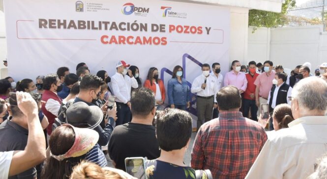 TONY RODRÍGUEZ ENTREGA REHABILITACIÓN DE POZOS Y CÁRCAMOS CON LA FINALIDAD DE ATENDER EL ABASTO DE AGUA EN EL MUNICIPIO