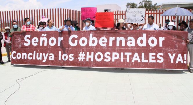 DIPUTADOS DE MORENA FINALIZAN GIRA DE LA SALUD POR 10 HOSPITALES INCONCLUSOS