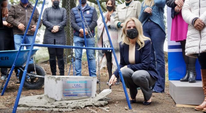 COLOCA HUIXQUILUCAN LA PRIMERA PIEDRA DEL CENTRO DE DESARROLLO COMUNITARIO DE EL GUARDA