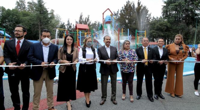 INAUGURA PEDRO RODRÍGUEZ MINI PARQUE ACUÁTICO DEL DEPORTIVO IGNACIO ZARAGOZA