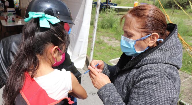 HUIXQUILUCAN APLICARÁ PRIMERA DOSIS CONTRA COVID-19 A NIÑOS DE 9 AÑOS DE EDAD