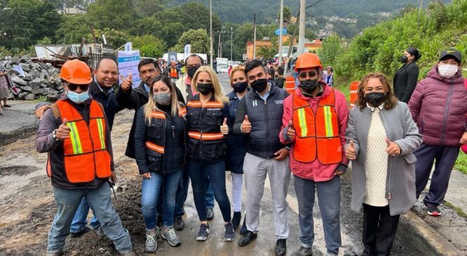 ARRANCA HUIXQUILUCAN LA REHABILITACIÓN DE AVENIDAS PRINCIPALES DE EL HIELO Y SAN BARTOLOMÉ COATEPEC