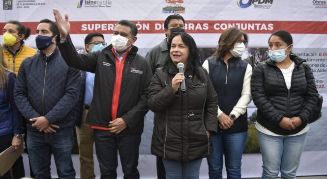 GOBIERNOS DE TLALNEPANTLA Y AZCAPOTZALCO SUPERVISAN TRABAJOS DE REPAVIMENTACIÓN EN LOS ROSARIOS